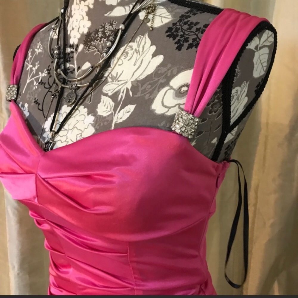 Pink mini dress